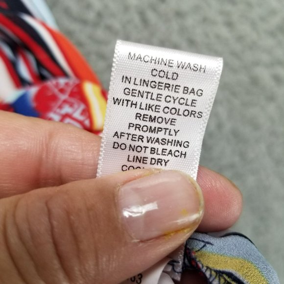 Melissa Paige Shirt Womens Large Multicolor Sleeveless Crinkle Flare Tank Top - Picture 5 of 11